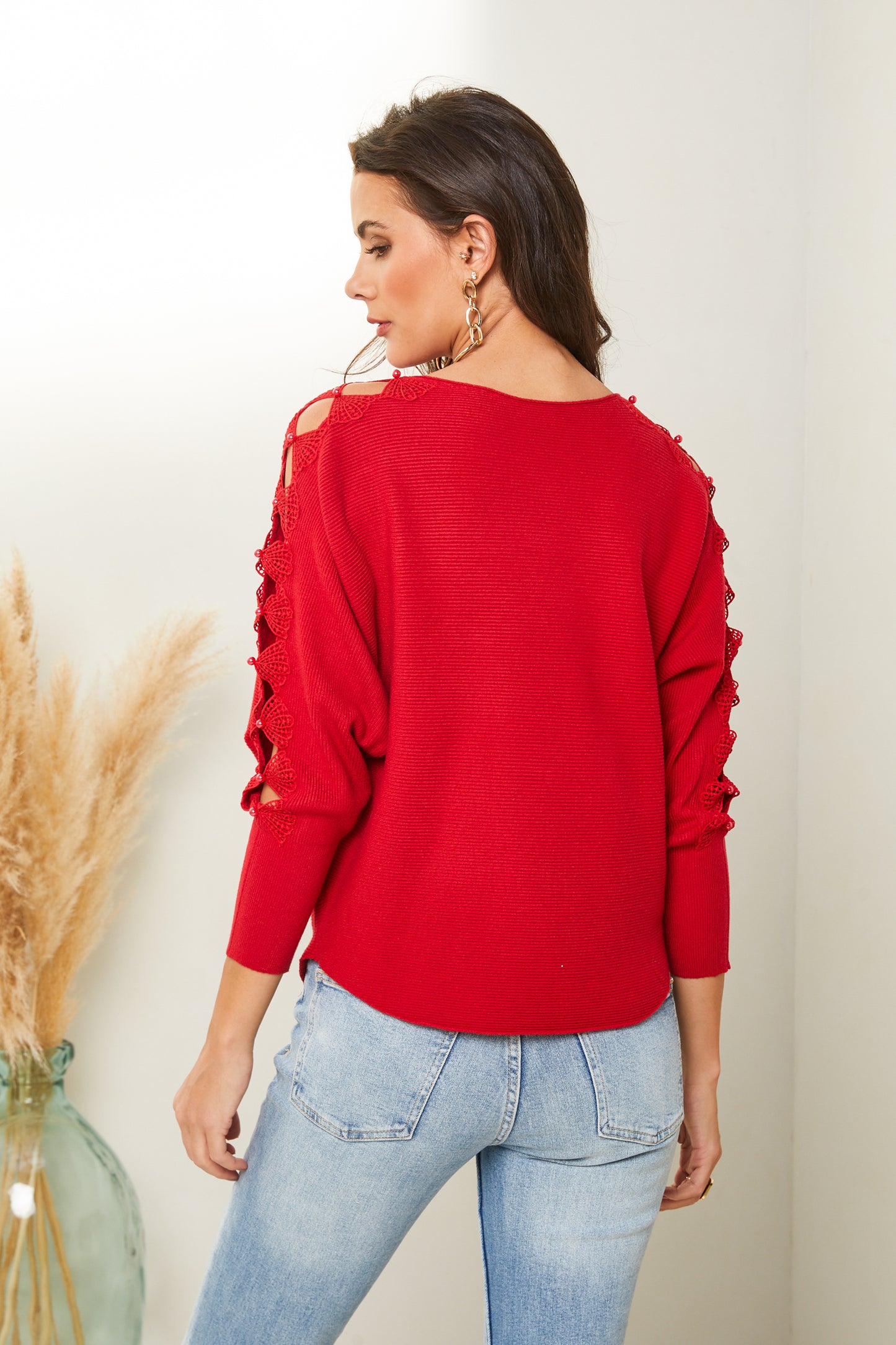 Pull loose col bateau