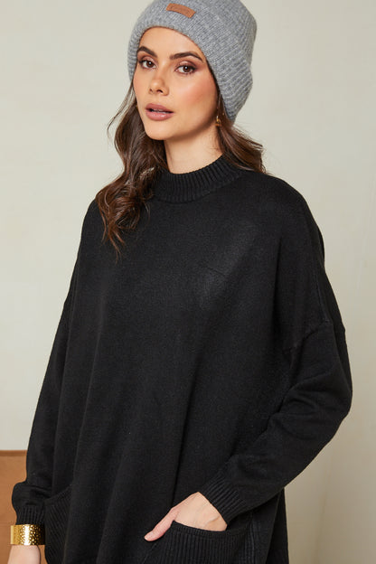 Ensemble pull à col cheminé