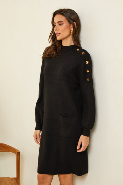 Robe pull surpiquée