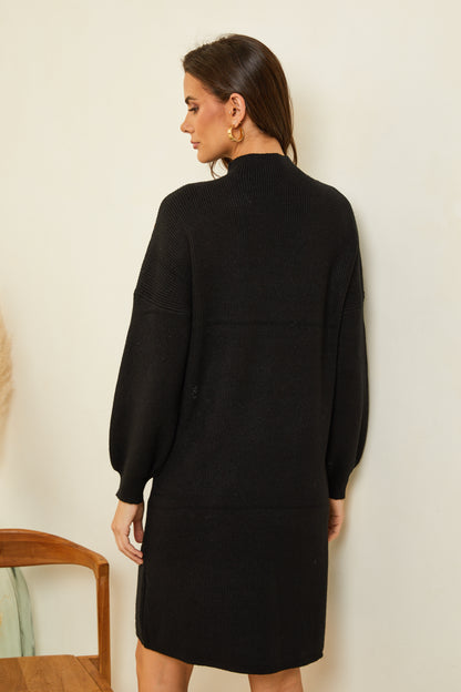 Robe pull surpiquée