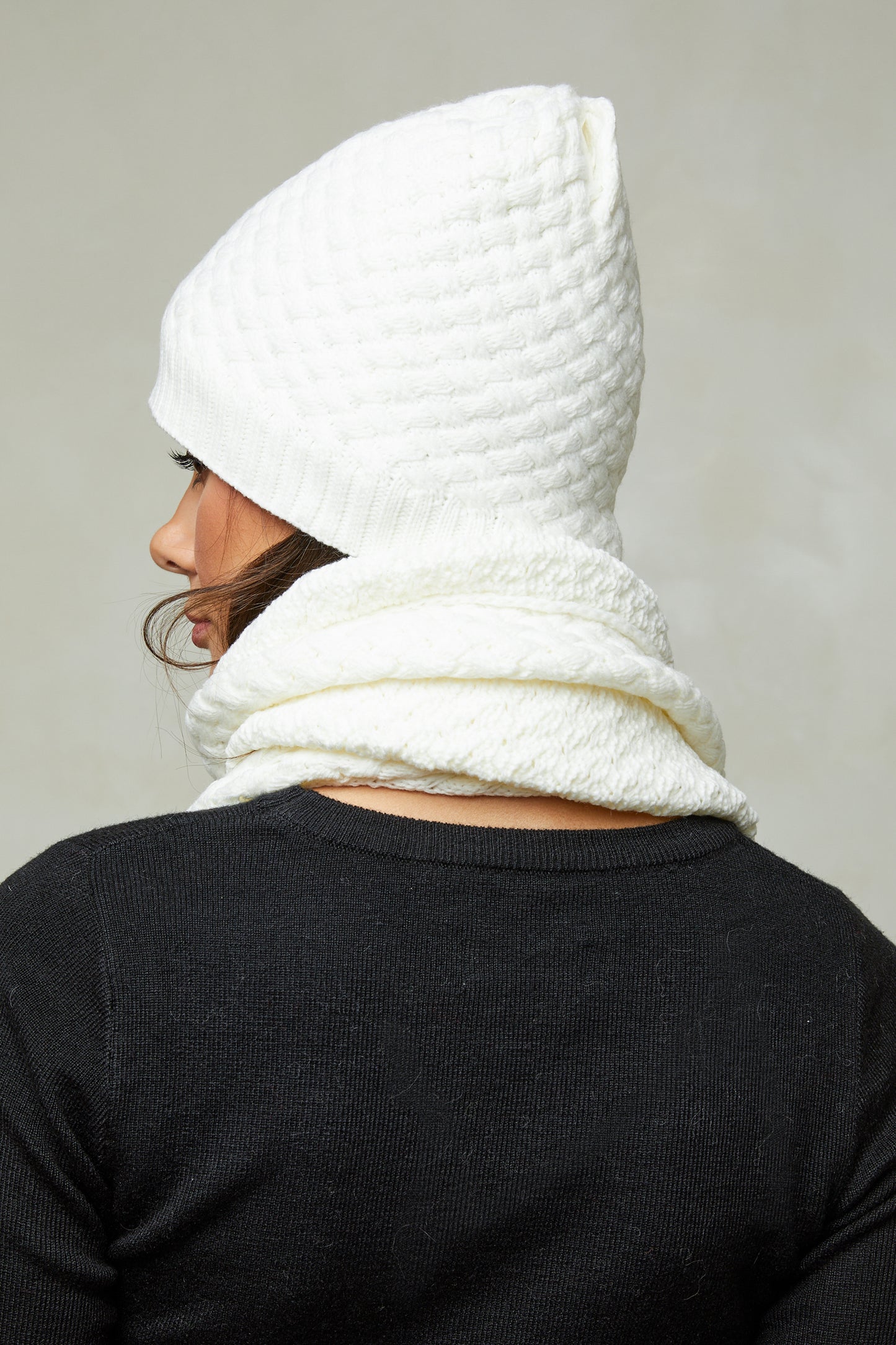 Ensemble écharpe et bonnet en crochet